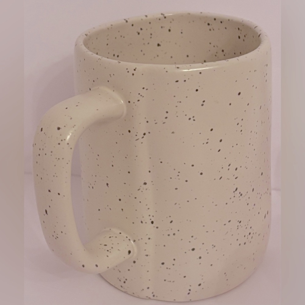 Rae Dunn Artisan Collection by Magenta “BUT FIRST, COFFEE “ Black Speckled Mug - Picture 6 of 10